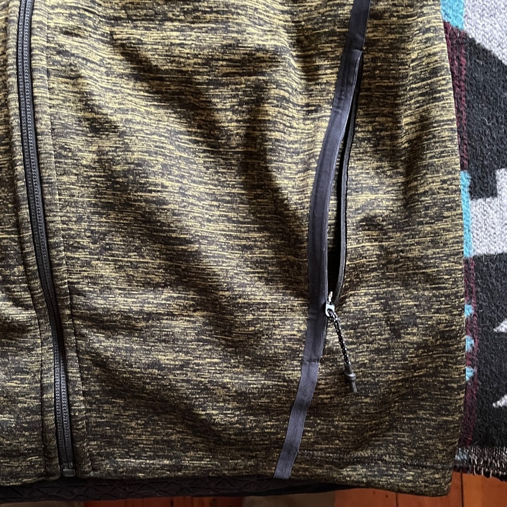 Nike Olive Green Hombre Cold Weather Lined Full-Zip Running Jacket - Picture 4 of 8